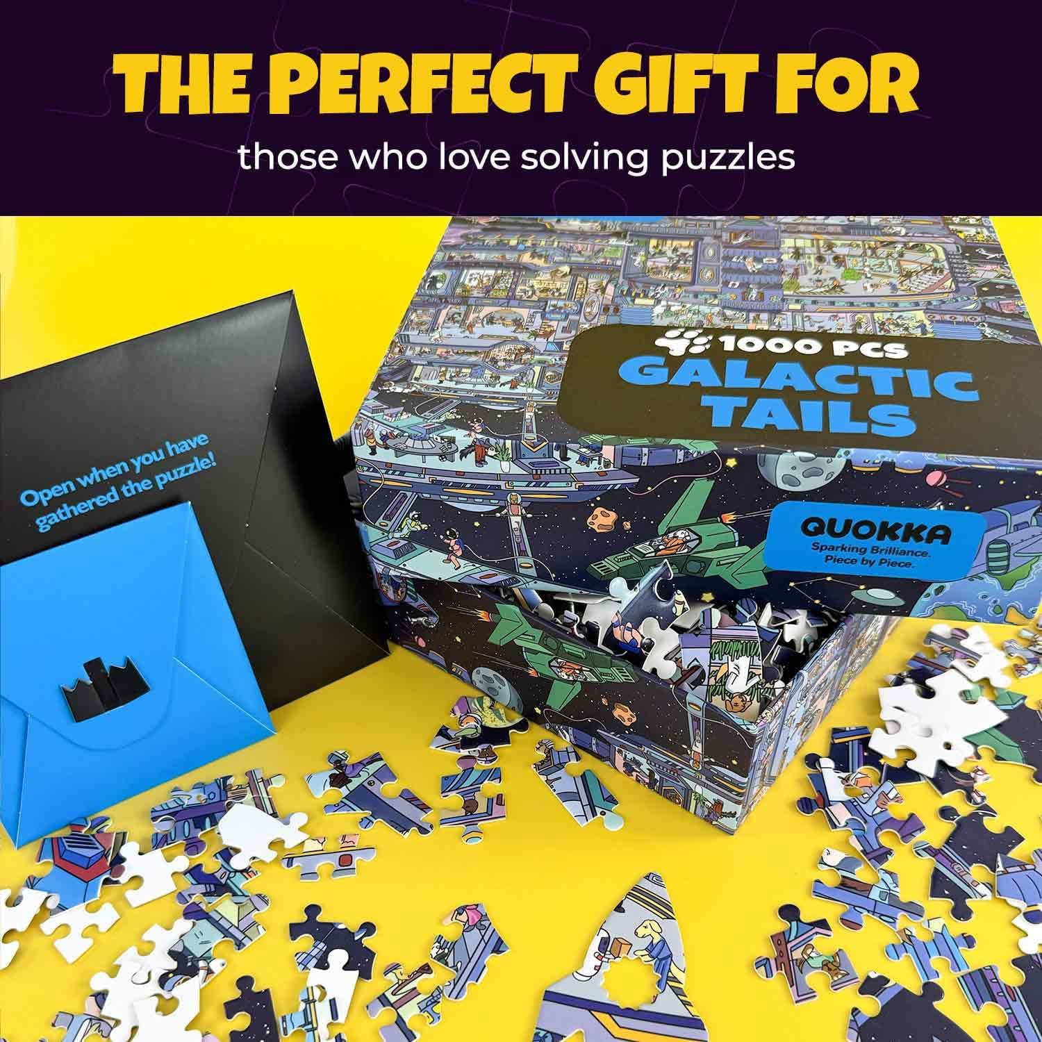 Quokka 1000 Piece Jigsaw Puzzle for Adults - Challenge Puzzle Gifts in Premium Box Fun Galaxy Dogs