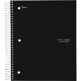 thumbnail image 1 of Five Star MEA72045 8 x 10.5 in. Wirebound Wide Ruled Notebook - 5 Subject, Black, 1 of 5