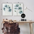 thumbnail image 3 of Stupell Blue Poppies Blooming Garden Flowers Botanical & Floral Painting Gallery Wrapped Canvas Print Wall Art, Set of 2, 3 of 7