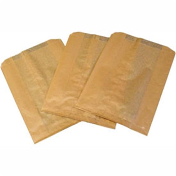 Napkin Receptacle Liners, 7.5" X 3" X 10.5", Brown, 500/carton | Bundle of 5 Cartons