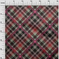 thumbnail image 2 of oneOone Cotton Poplin Fabric Tartan Check Printed Fabric 1 Yard 42 Inch Wide, 2 of 4