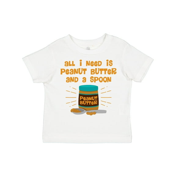 Inktastic Peanut Butter Spoon Boys or Girls Toddler T-Shirt