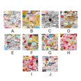 thumbnail image 3 of Wweixi 50pcs Suitcase Sticker PVC Waterproof Laptop Decal English Phrase Refrigerator Decoration Paster, Type 1, 3 of 9