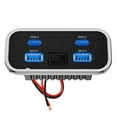thumbnail image 1 of QHUDLV 4 Ports 12V RV USB Outlet, Dual PD3.0 Type-C Quick Charge & QC3.0 Panel for RV Use, 1 of 7