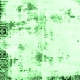 thumbnail image 1 of Ahgly Company Indoor Square Abstract Emerald Green Modern Area Rugs, 8' Square, 1 of 4