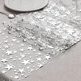 thumbnail image 7 of Hzzsbu Gold Silver Star Glitter Metallic Table Runner Bling Star Table Cloths Runner Thin Mesh Metallic Roll Table Runner Roll for Home Weddings Party Banquets, 7 of 7