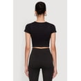 thumbnail image 5 of Womens Seamless Crew Neck Cropped Top, 5 of 5