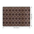 thumbnail image 2 of Area Rugs For Living Room Decor - Brown Gold Grid Soft Anti Slip Throw Washable Rugs 5x7 For Bedroom, Indoor Carpet For Bedroom Living Room 80x58In, 2 of 7