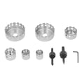 thumbnail image 4 of Diamond Hole Opener, Positioning Center Drill Hole Saw Set High Speed Steel Neat Opening Sawtooth Design Multi Sizes For Stone Concrete Marble ANGGREK Otros, 4 of 8