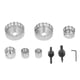 thumbnail image 5 of Hole Saw Set, Diamond Hole Opener High Speed Steel Multi Sizes Neat Opening Low Resistance With Storage Box For Stone Concrete Marble ANGGREK Otros, 5 of 8