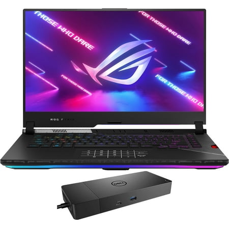ASUS ROG Strix SCAR 15 Gaming & Entertainment Laptop (Intel i9-12900H 14-Core, 15.6" 240Hz 2K Quad HD (2560x1440), GeForce RTX 3080 Ti, Win 11 Pro) with Thunderbolt Dock WD19TBS