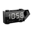 thumbnail image 2 of Proyección Multifuncional Despertador Radio Reloj Led Proyección Rotación De 180 Grados Radio Fm De Alta De Sonido Con Pantalla De Temperatura Sweethay HA020221-00, 2 of 5