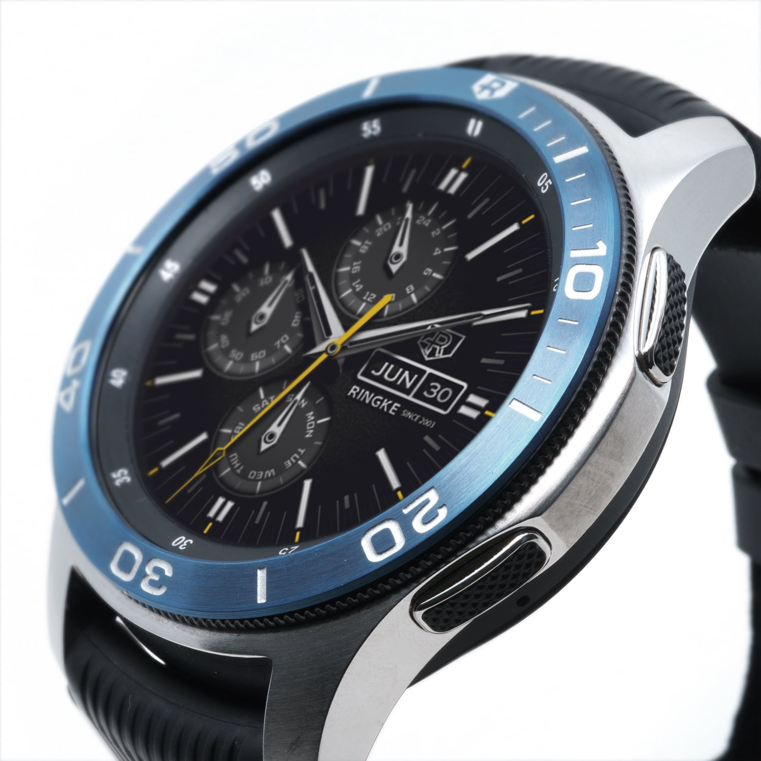 Ringke - Ringke Bezel Styling Cover for Galaxy Watch 46mm Bezel Ring Case Adhesive Accessory