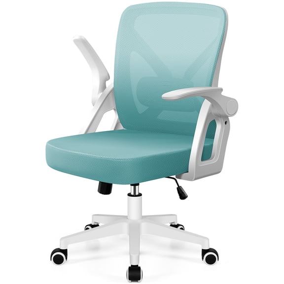 COOLHUT Office Chair, 300LBS Ergonomic Desk Chair with Adjustable Lumbar Support, Mesh Computer Chair, Executive Chairs for Home Office Comfortable Lumbar Support 8-Year Warranty, Blue