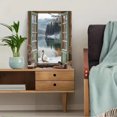 thumbnail image 5 of Qisvanset 12x16 Inch 2D Flat Framed Canvas Art, Golden Glow Rabbit Pair Cozy Farmhouse Romantic Nature Home Wall Art, 5 of 5