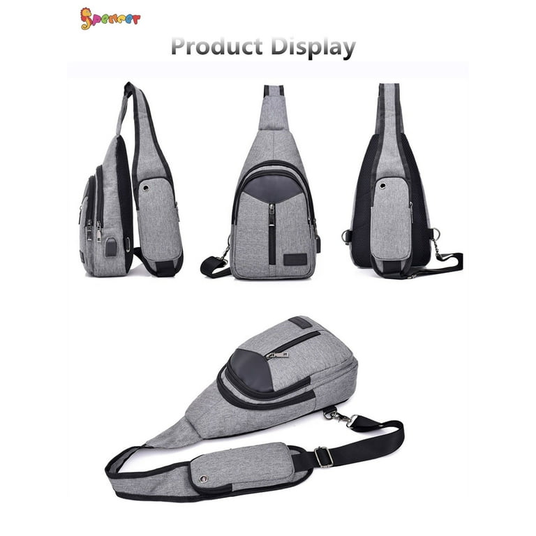 WATERFLY Sling Bag Crossbody Backpack: 7L Packable Lightweight Over  Shoulder Daypack Chest Pack 