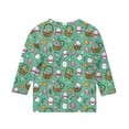 thumbnail image 4 of Favoffer Boys Girls Kids 3/4 Sleeve Base Shirt Easter Print Casual Round Neck Soft Tops Spring Summer Daily Holiday Wear Sizes 3-13Y, 4 of 5