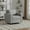 Gray, variant on Leumius Swivel Armchair with Hidden Storage,33.6''W Upholstered 360° Accent Chairs with Pillow,Square Club Chair Single Sofa for Living Room,Gray