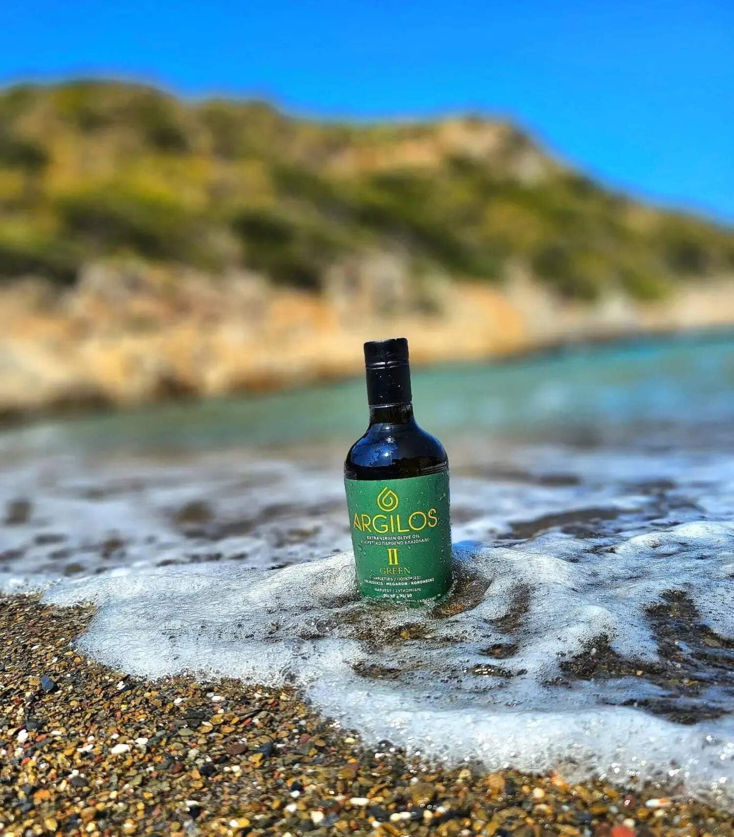 ARGILOS II GREEN Greek Extra Virgin Olive Oil (500ml)