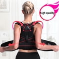 thumbnail image 3 of Adjustable Posture Corrector Back Support Shoulder Brace Posture Correction Spine Posture Corrector Postural Fixer Tape Spine Corrector S, 3 of 6