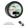 thumbnail image 3 of MaxTow White and Green Diesel Gauge Set - 60 Boost, Pyrometer & 30 Fuel Pressure Gauges, 3 of 4