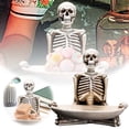 thumbnail image 6 of Halloween Candy Dish Decor Bowl - Halloween Skull Bowl Candy Box,Halloween Resin Skeleton Hands Candy Dishes, Snack Tray Tabletop Storage Box for Decor Table Centerpieces Fruit Plate Snack Bowl Stand, 6 of 9