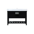 thumbnail image 5 of Elegant Decor Clement 48" MDF Single Bathroom Vanity with Backsplash - Gray, 5 of 6