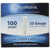 6 Pack AgaMatrix WaveSense Ultra-Thin 33 Gauge Lancets 100 Count Each