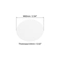 thumbnail image 2 of 65mm/2.54" Aluminum Foil Cap Liner, 75Pack Sealing Liners for PE/HDPE Plastic Bottle, 2 of 5