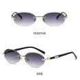 thumbnail image 5 of Trendy Fashion Cut-Edge Street Style UV400 Protection for Women Punk Shades Oval Frame Sunglasses Hip-Hop Sun Glasses Y2K Eyewear PURPLE PINK, 5 of 8