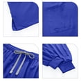 thumbnail image 5 of Workwear Sets with Pockets Women's Medical Scrub Sets Plus Size Doctor Working Outfit Scrubs for Women Sets Royal Blue S, 5 of 6