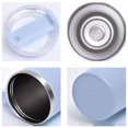 thumbnail image 3 of 1pcs Portable Insulation Cup Stainless Steel Straw Cup Straw Popsicle Cup Car Portable Insulation Cup, 3 of 6