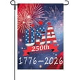 thumbnail image 2 of America 250 Years Anniversarys 1776 America 2026 USA July 4th Flags Humorous Banners For Farmhouse, 2 of 7