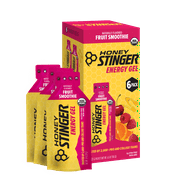 Honey Stinger Organic Energy Gel, Fruit Smoothie, 1.1 oz, 6 Count