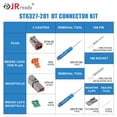 thumbnail image 3 of Kit de conectores JRReady Deutsch DT de 2 pines DT04-2P DT06-2S, 3 of 8