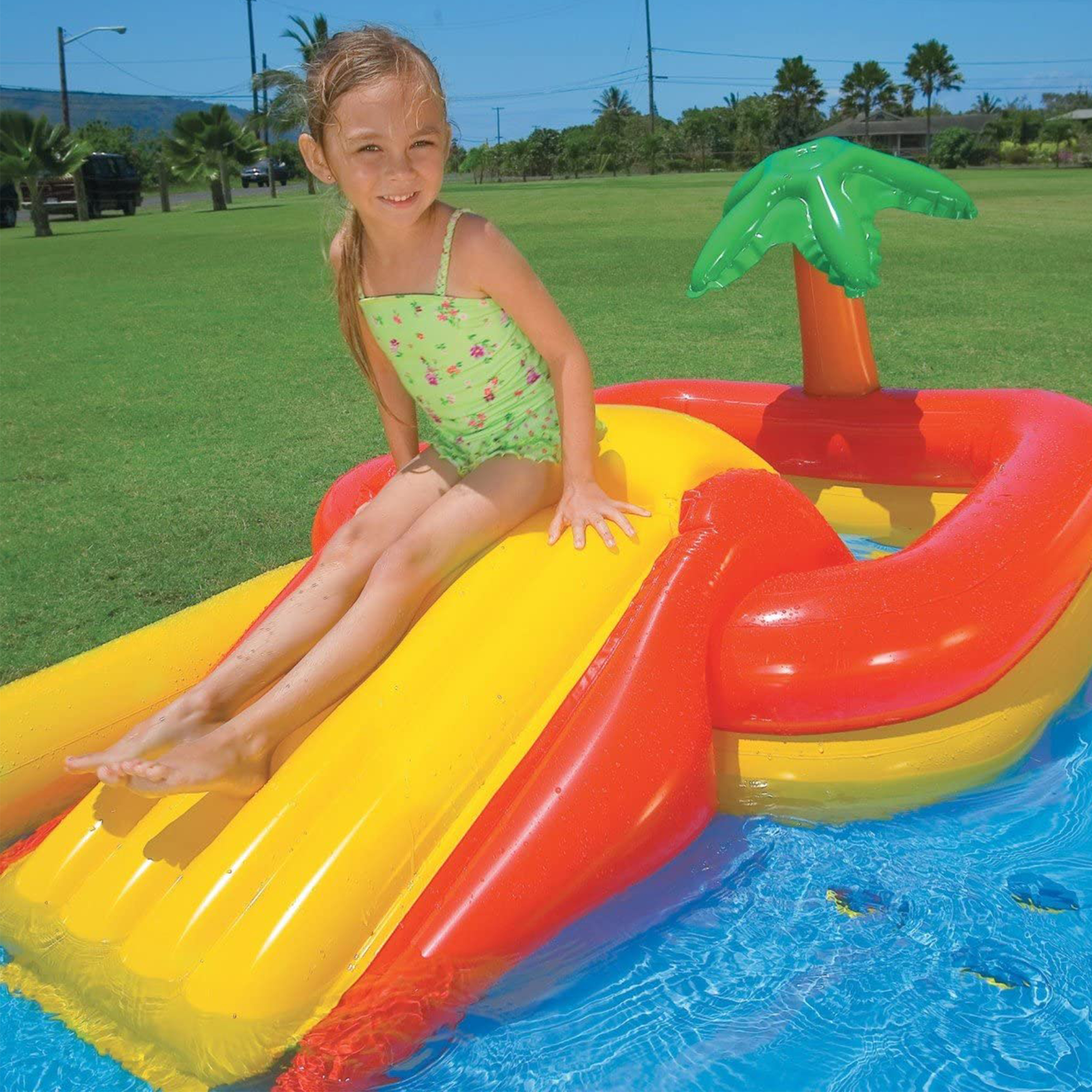 Open Box) Intex, 57454EP, Ocean Play Center Rectangular Kiddie