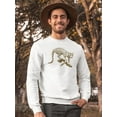 thumbnail image 2 of Leopard Sweatshirt Men -Image by Shutterstock, Male 3X-Large, 2 of 4