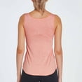 thumbnail image 5 of HappyYEE Summer Breathable Tank Tops for Women Wide Strap Sleeveless Tops Lightweight Casual Soft Yoga Sport Tank Tops ,Pinks,M, 5 of 9