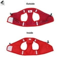 thumbnail image 6 of PULLIMORE Dog Harness And Leash Set Adjustable Reflective Soft Corduroy Pet Vest For Night Walking Puppy Kitten (S, Red), 6 of 9
