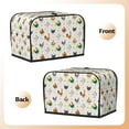 thumbnail image 3 of Lsque Funny Chicken Print 2 Slice Toaster Cover , Kitchen Appliance Dustproof Protector , Toaster Protector Dustproof Kitchen Appliance Cover, 3 of 7