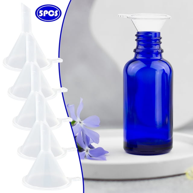 For Bottle Funnel Plastic Scientific Chemicals Filling Perfume Small Tools & Home Improvement, 5 Pcs Small Plastic Funnels, Perfume Bottle Filling Tools, Lab Chemical Transfer Funnels