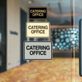 thumbnail image 5 of Signs ByLITA Classic Framed Catering Office Door or Wall Sign Easy Installation | Office And Shop Decor | Bars And Restaurants Sign (Black) - Small, 5 of 9