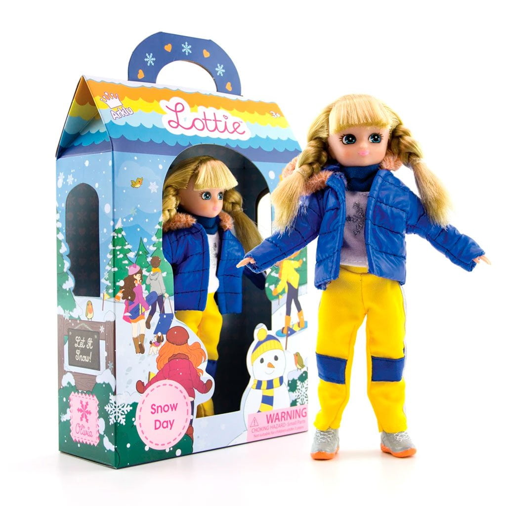 Lottie Doll Snow Queen with Outfit Accessories Set and Tangle Resistant Hair 
