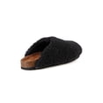 thumbnail image 3 of Fleeced Closed Toe&nbsp;Women's Sliders Clogs in Black, 3 of 3