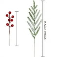 thumbnail image 2 of 32 Pcs Artificial Norfolk Pine Branches with Red Berry 14" Christmas Greenery Picks Fake Norfolk Pine Stems Tree Needle Sprigs for Vase Filler DIY Craft Garland Home Decor (with 8pcs Red Berry), 2 of 5