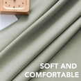 thumbnail image 5 of H.VERSAILTEX Blackout Thermal Insulated Window Curtains Bedroom Darkening Black out Drapes for Living Room Back Tab/Rod Pocket Draperies, 2 Panels, 42" x 84", Light Sage, 5 of 6