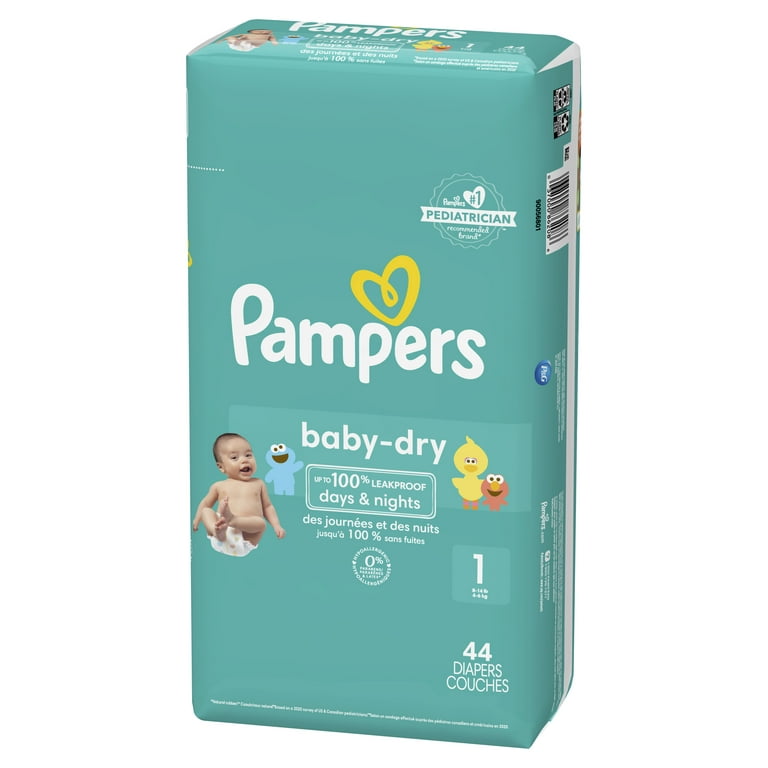 Pampers Baby Dry Diapers Size 1, 44 Count (Select for More Options