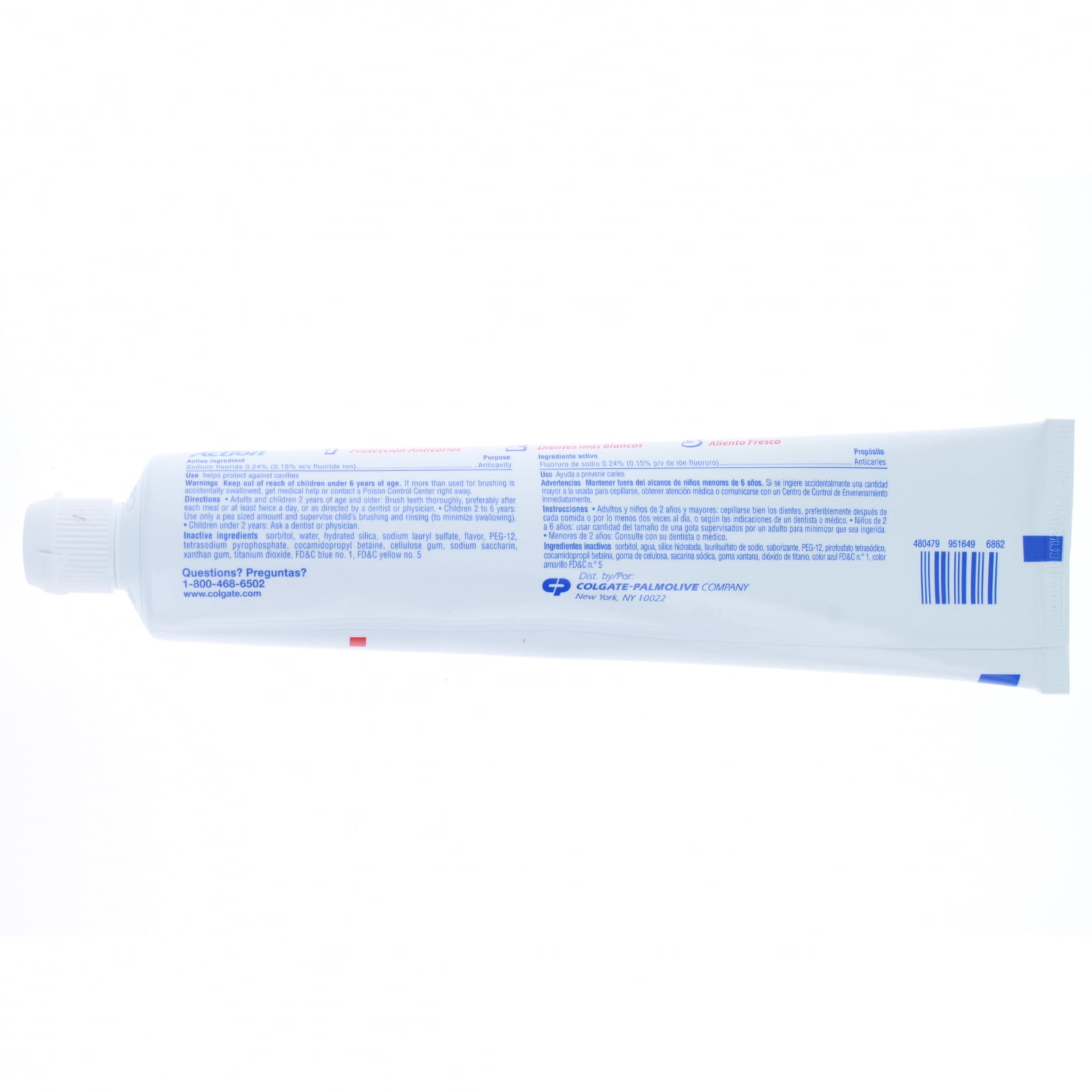 6 Ounce Colgate Fluoride Toothpaste Deep Clean Triple Action Mint - 5pk