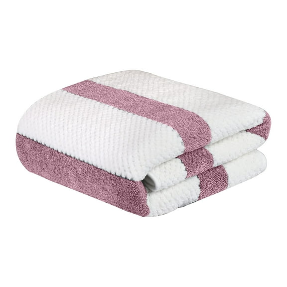 Beach Towel,Beach Towels Oversized,Adult Beach Towels,Large Pool Towels,Cotton Oversized 27.6x55 Inches Cabana Stripe Beach Towel, Super Absorbent Soft Plush Pool Bath Towel