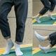 thumbnail image 2 of Guardurnaity 5 pares de zapatos fáciles de combinar que absorben el sudor, cómodos accesorios de ropa de algodón para actividades al aire libre Medias gris talla 39-44, 2 of 6